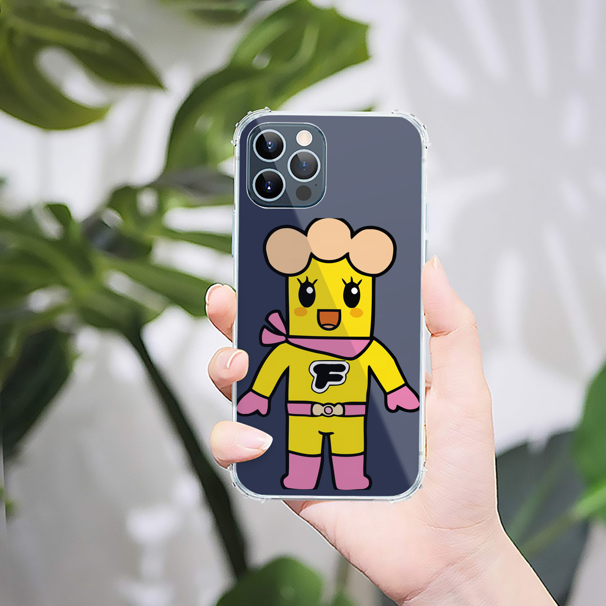 （画像用） アンパンマン Anpanman 【iPhone 12シリーズ対応】透明スマホケース（クリアソフトケース）